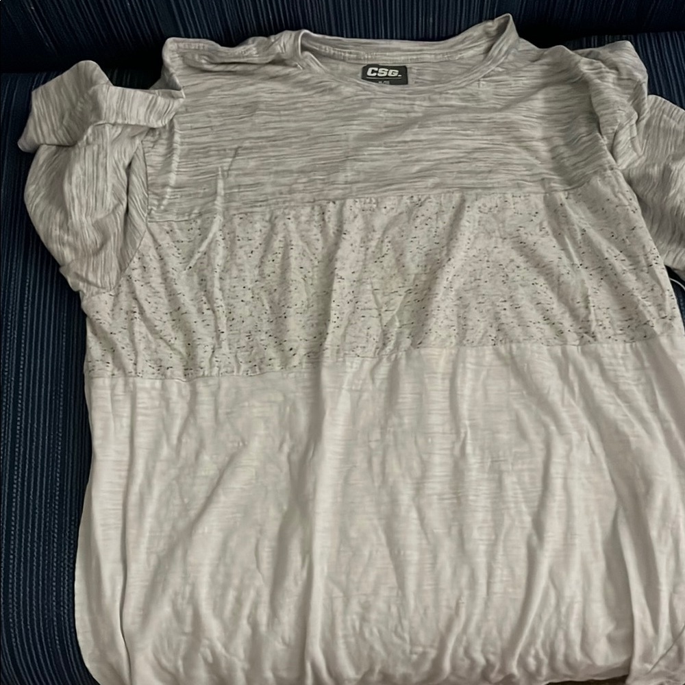 Champion Men's Long Sleeve Tee - Gray